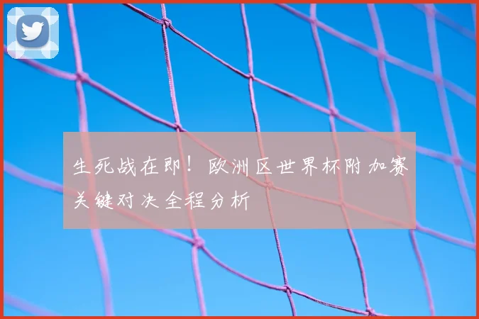 生死战在即！欧洲区世界杯附加赛关键对决全程分析